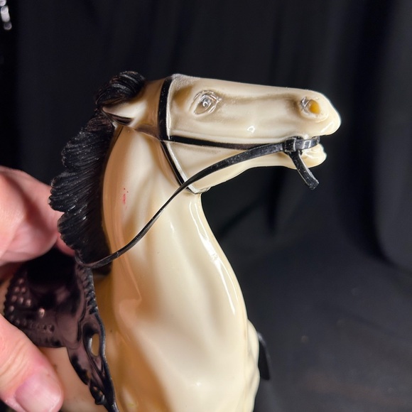 HARTLAND PLASTIC CO VTG Toy Horse, reins are damaged. Late 50s - Picture 8 of 9